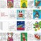 10 Pcs Christmas Pre Drawn Canvas for Painting 7.87 x 9.84 Inch